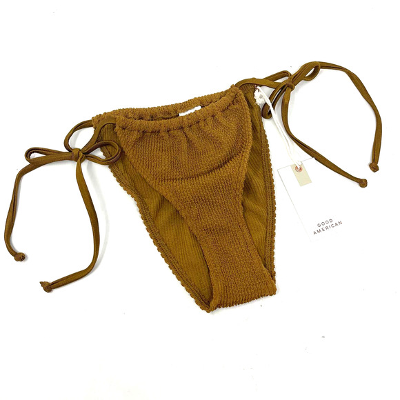 Good American Always Fits Tiny Ties Bottom Bronze Size 1/2 - Picture 4 of 12